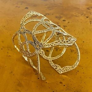 Kendra Scott gold wrist cuff bracelet